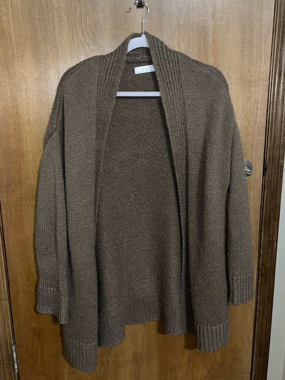 Olive Green Oak + Fort Cardigan